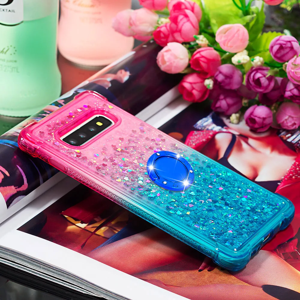 Роскошный градиентный чехол «зыбучие пески» для samsung Galaxy S10e S10 S9 S8 Plus Note 10 Pro J3 J7 J4 J6 Plus противоударный чехол