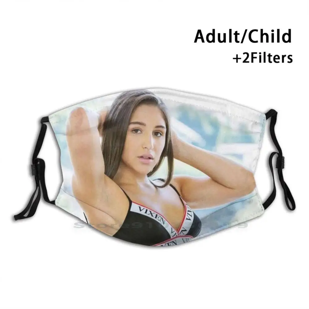 

Abella Danger Adult Kids Washable Funny Face Mask With Filter Abella Danger Pornstar
