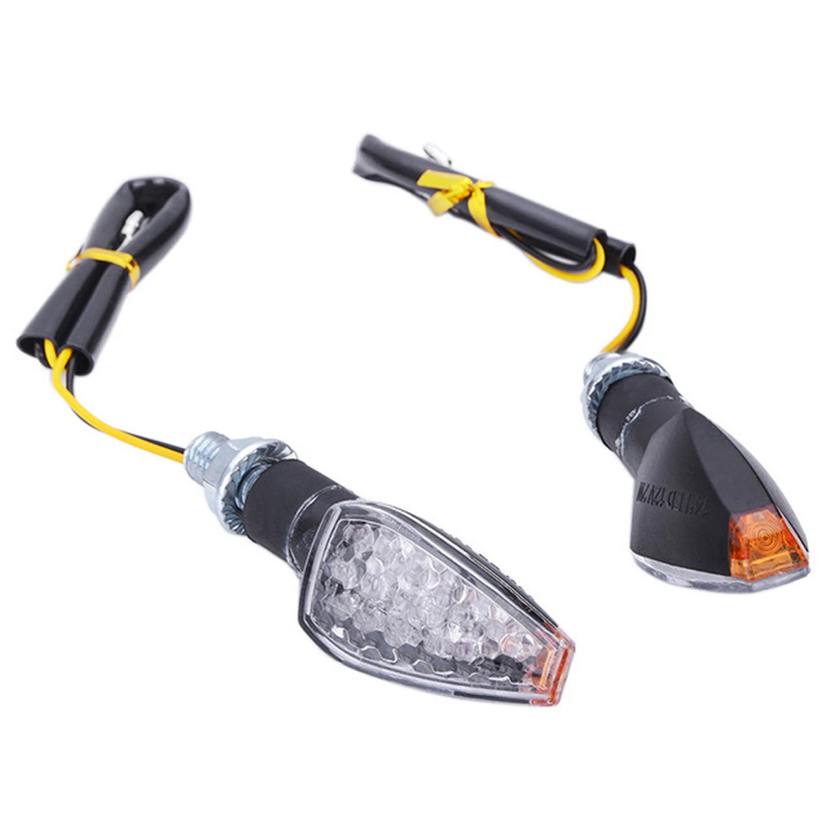 Универсальный 4 шт. 12V мотоцикл 14LED указатель поворота светильник с M10 Резьбовое