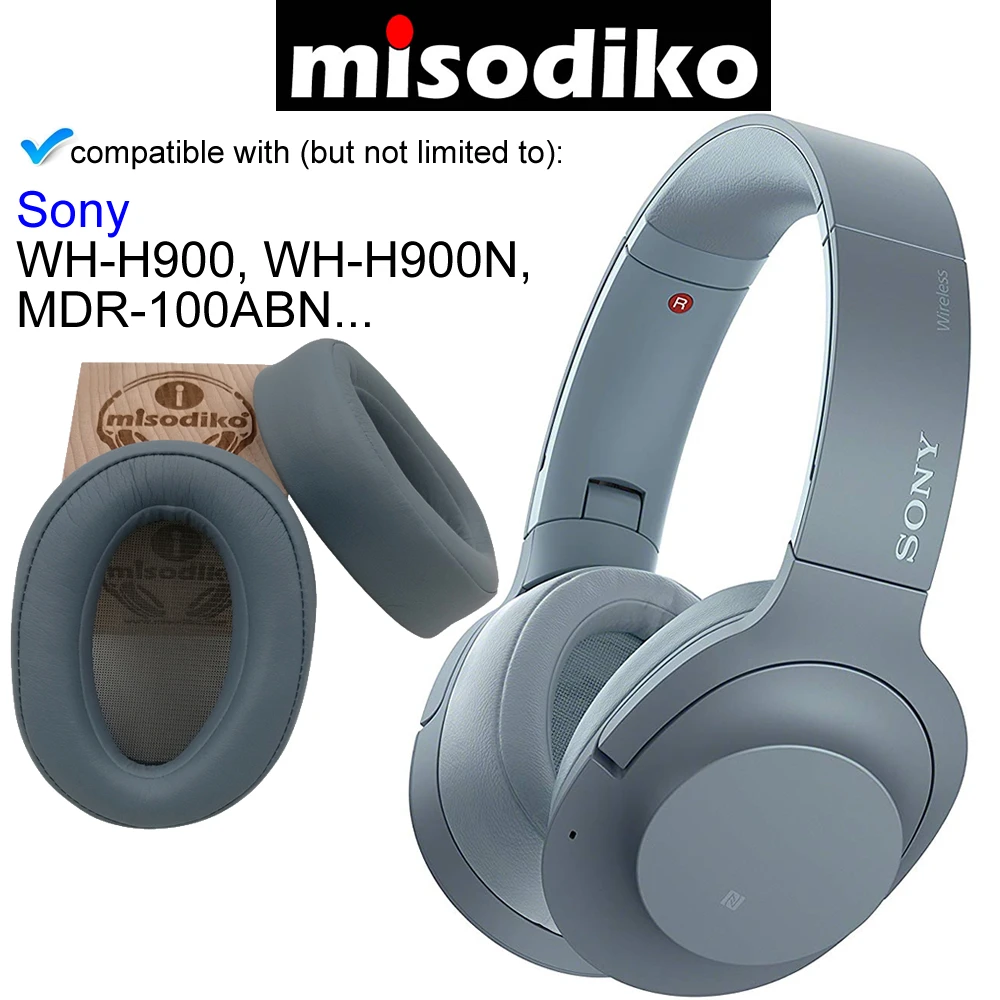 Misodiko Замена амбушюры подушки и лекарственных средств(fda для SONY h. Уха на MDR-100ABN WH-H900N WH-H900, наушники для ремонта Запчасти подушечки крышка