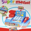 Kids Cash Register Toy Child Simulated Music Light Market Cash Register Kids Role Play Puzzle Toy Gift Early Educational Toys 6