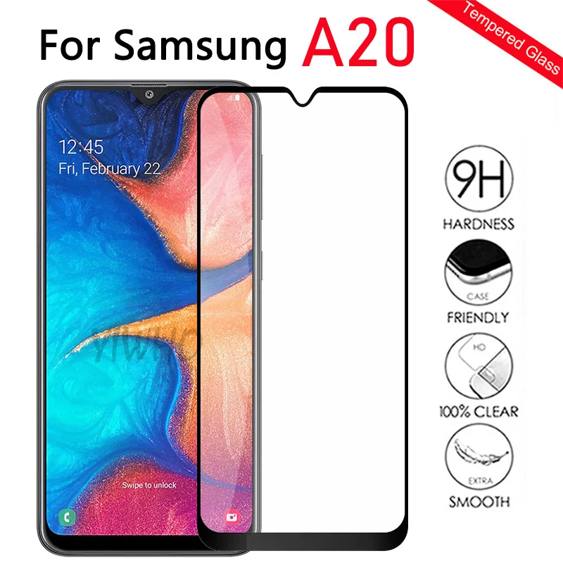 

Protective Glass For Samsung A20 Screen Protector On For Samsung Galaxy A20 Tempered Glas a 20 SM-A205F A205FN display Film 6.4"