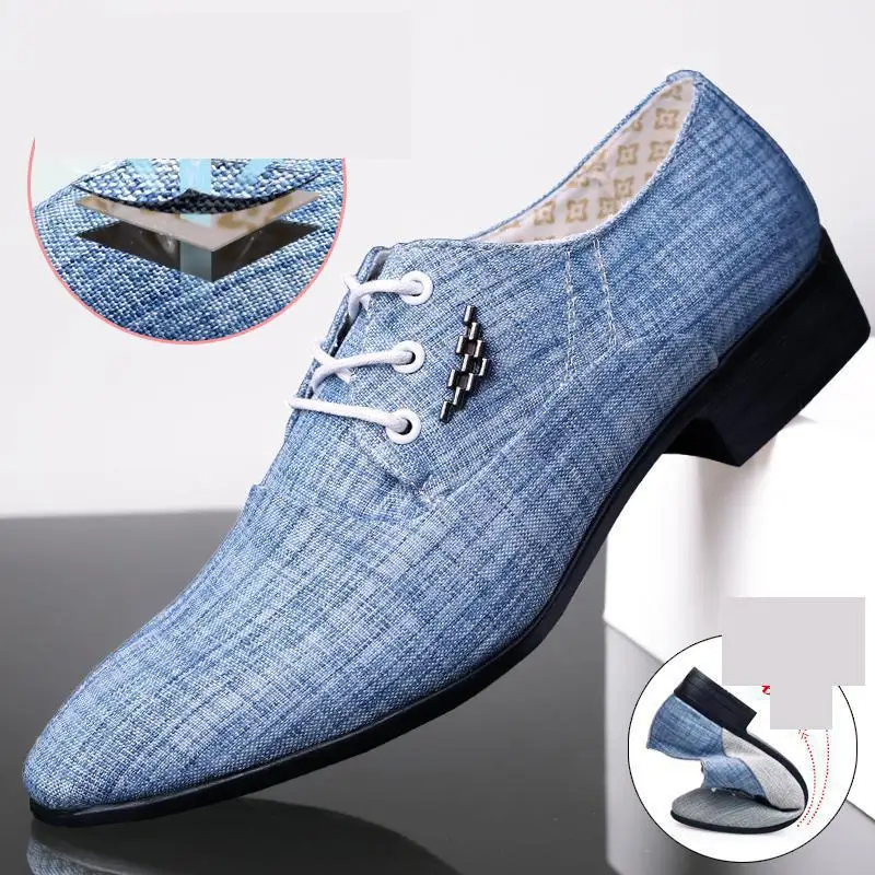 mens fabric dress shoes