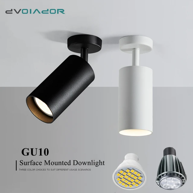 Led sıva üstü Downlight GU10 tavan lambası Led ampul değiştirilebilir  kapalı Spot Led 5W tavan lambası