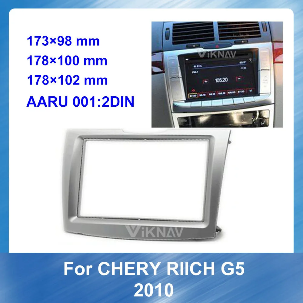 

Car Radio Stereo Fitting installation Fascia for CHERY RIICH G5 2010 Frame Stereo Frame Fascias Panel Facial DVD CD Dash Bezel