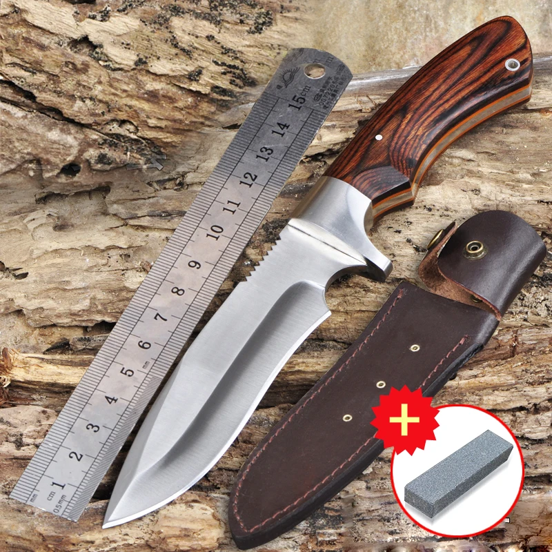 Voltron high hardness sharp knife hand tool with outdoor wilderness survival knife self-defense
