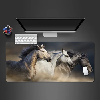 

Handsome Stallion Mouse Pad For High Quality Game Player's Game Pad Computer Office Keyboard Ultra-thin Lock Side Table Mats