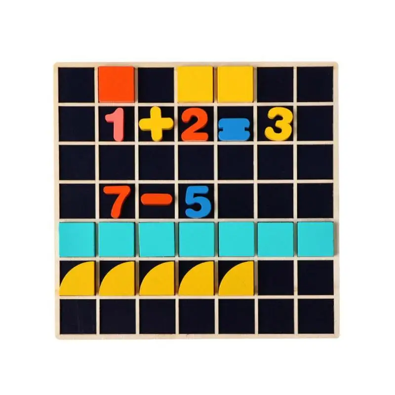 Деревянные Пазлы настольные Игрушки Tangram развивающие игрушки подарки для детей Детские игрушки для Тренировки Мозга цветная форма познавательная головоломка
