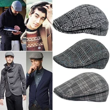 Берет для мужчин и женщин шерстяные сетчатые шляпы Newsboy кепки Винтаж британская шляпка BLM218