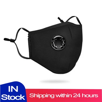 

Washbale Mouth Mask PM2.5 Breathable Unisex Mouth-muffle Breath Valve Respirator Anti Dust Reusable Protective Face Mask