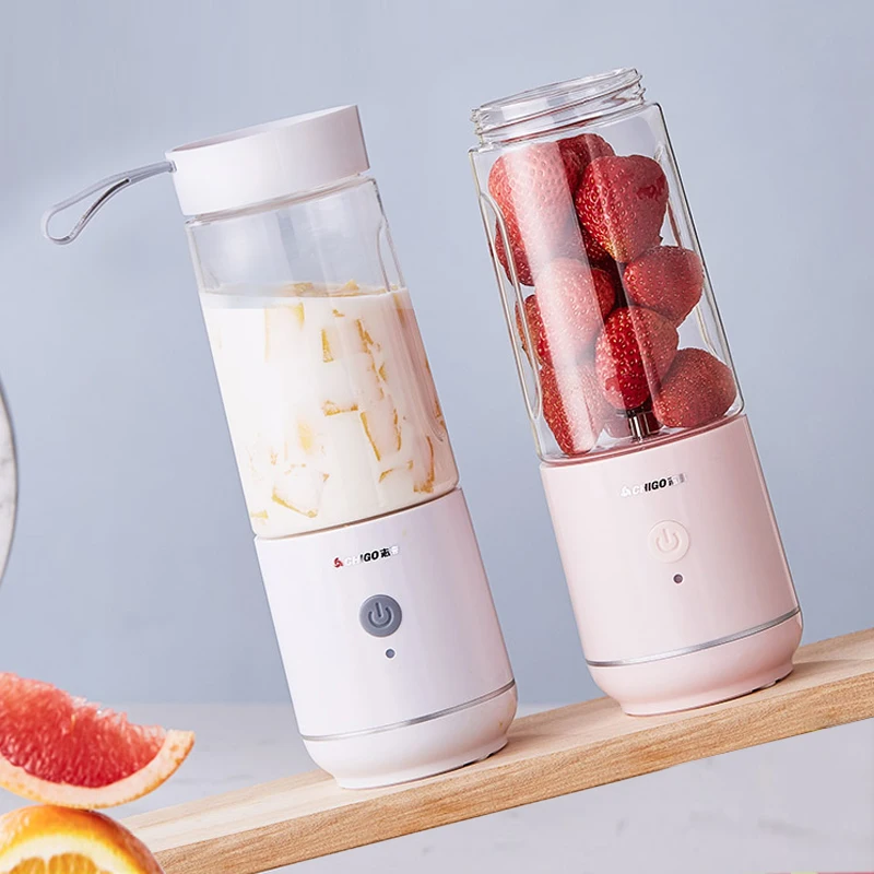 

Portable Juicer Electric fruit Blender Household Small Wireless Automatic Multipurpose USB Rechargable Mini Juice Cup Cut Mixer