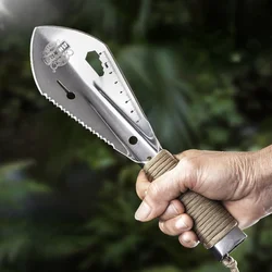 Petite pelle à main multifonctionnelle, pour l'extérieur, Camping, plantation, outils de jardin 