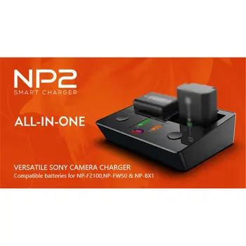 

ISDT NP2 18W DC Dual Channel IPS LCD Camera Charger Smart Battery Charger for Sony NP-FZ100 NP-FW50 NP-BX1 Battery