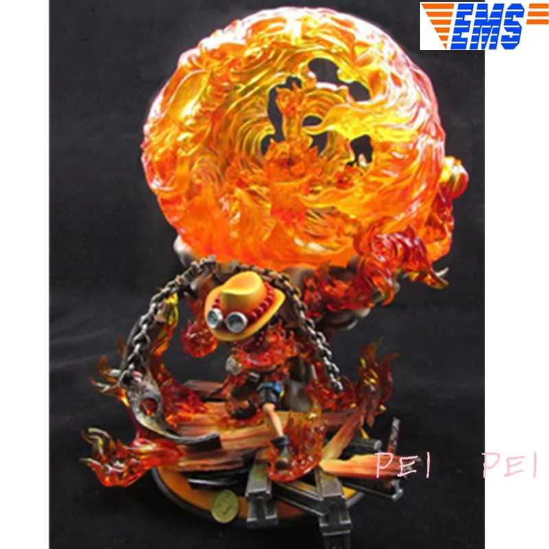 

Statue ONE PIECE Portgas D Ace Ball of fire Full-Length Portrait Limit Resin GK Action Figure Collectible Model Toy P1615