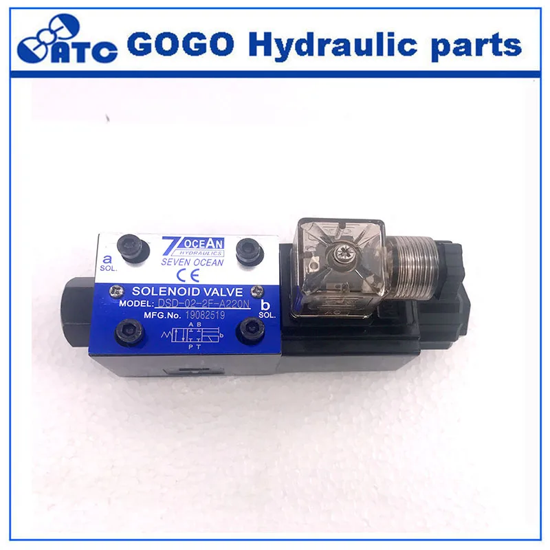 DSV/DSD-G02-2C-DC24-90/82/72/-A220 6C 8C 2A 2N/2A/2B/2C/A110 гидравлический соленсоленоидный клапан Сделано в Тайване