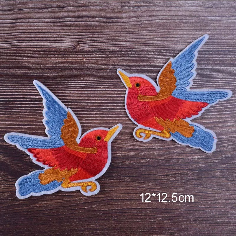 Pretty Bird Planet Things Iron On Patches для одежды вышивка швейный значок одежда милая DIY