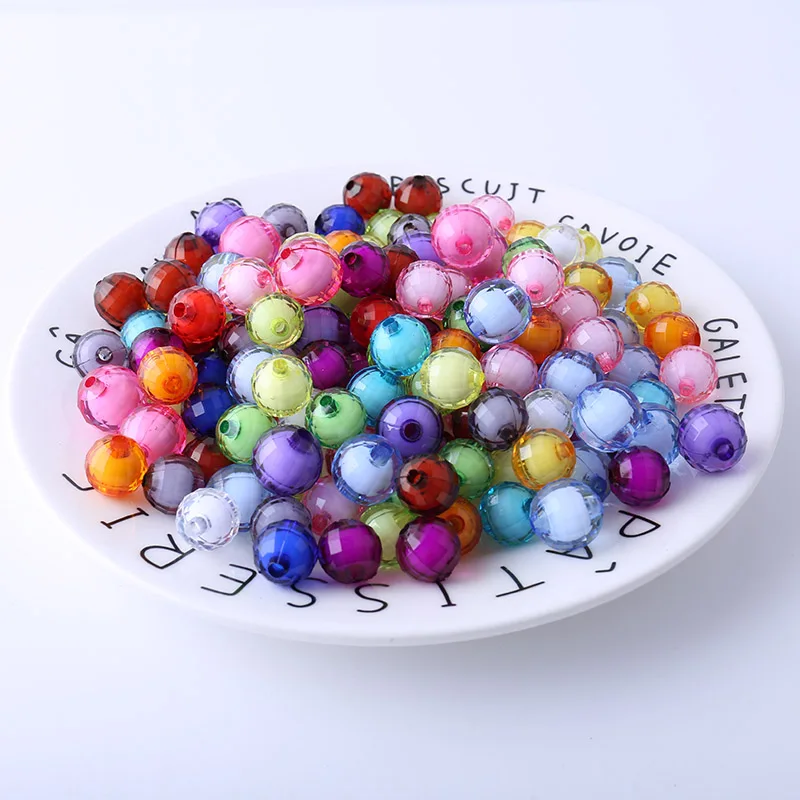 

Best Selling New 20 12mm Beads Suitable For Making Beautiful Handmade Jewelry DIY Crafts Multi-Color Acrylic Material Beads
