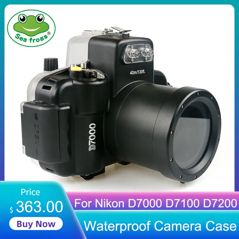 

For Nikon D7000 D7100 D7200 18-55mm Digital Camera Diving Case Underwater Waterproof Housing Case Transparent Waterproof Cover