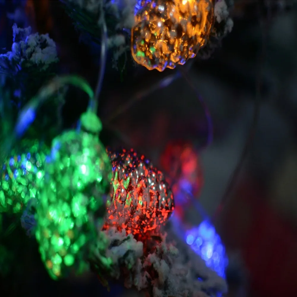 2m10LEDs/3m20LEDs подвесной светильник-гирлянда, водонепроницаемый Сказочный светильник s для вечеринок на День Благодарения, декоративный светильник для рождественской елки s