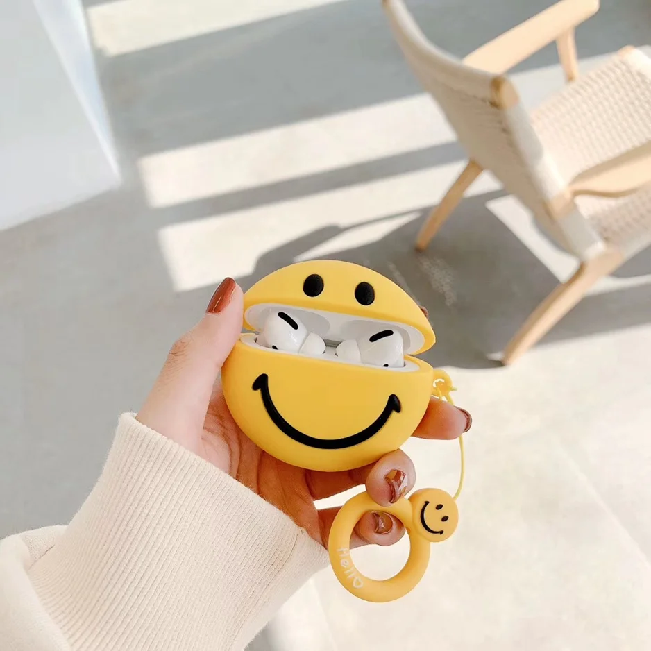 Чехол для наушников для Airpods Pro, кожаный чехол с милым 3D рисунком, чехол для наушников с Bluetooth для Apple AirPod Air Pods Pro 3, чехол