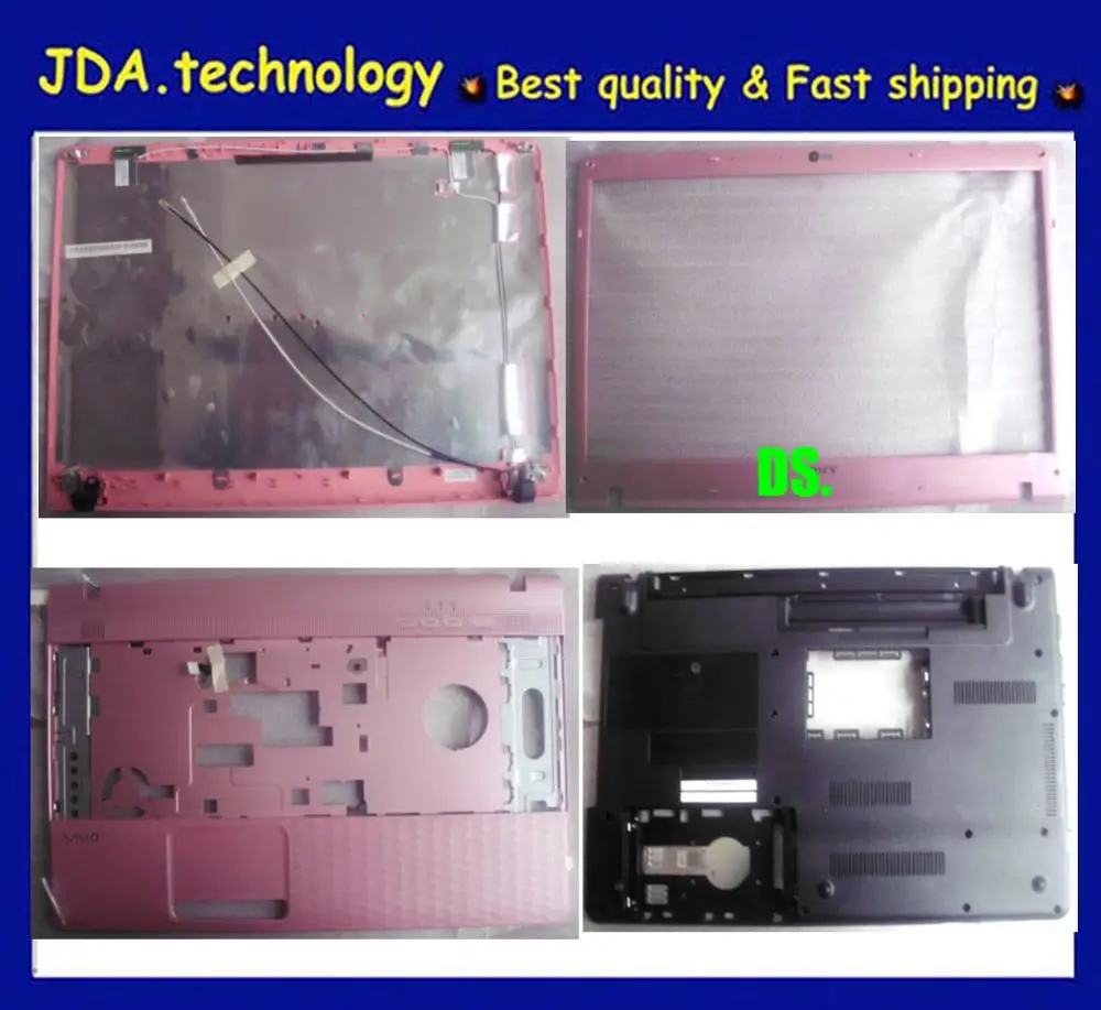 Новинка для SONY VPCEG-211t VPCEH 111T 112T 211T VPCEL 38EC задняя крышка + передняя панель верхняя