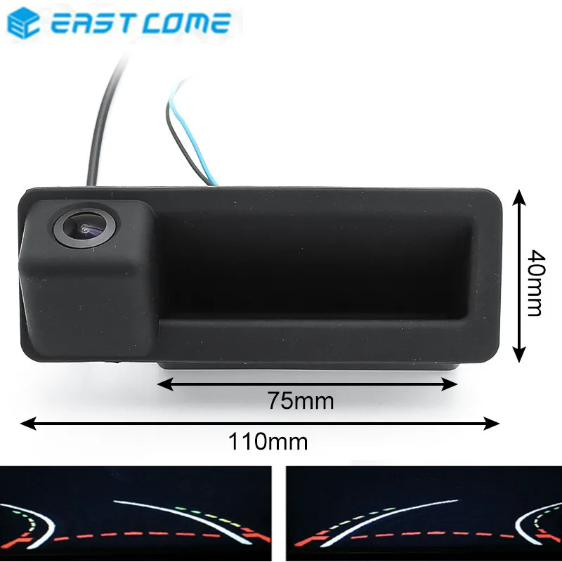 

Reverse Camera Trajectory Tracks 1080P Trunk Handle Car Rear View Camera For BMW 3 Series 5 Series X5 X6 E46 E39 Rear Camera