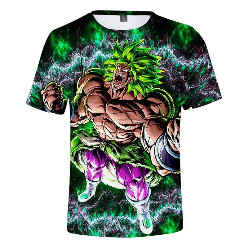 dragon ball Z Super Saiyan vegeta 3d принтом для детей, футболка в стиле японского аниме футболка Летняя модная детская одежда, футболка на 3-8, 9, 10, 12 лет - Цвет: As Photo