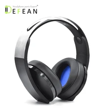 Defean DIY толстые амбушюры Подушка для sony ps4 playstation Platinum беспроводная гарнитура CECHYA-0090 наушники