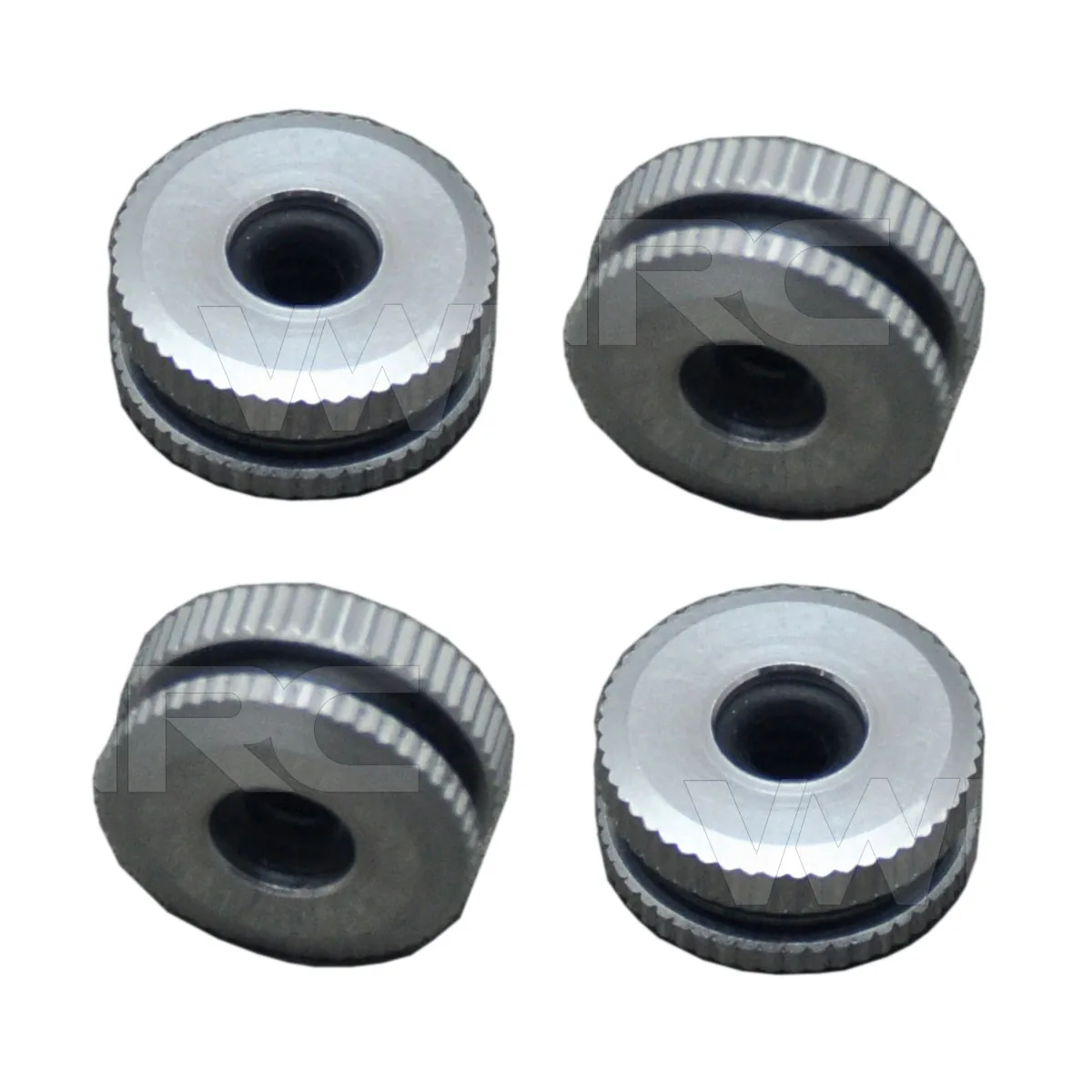 LMHS1279Bx40 500 Canopy Grommet Nuts for T-Rex Helicopter Black 40-Pcs 450 