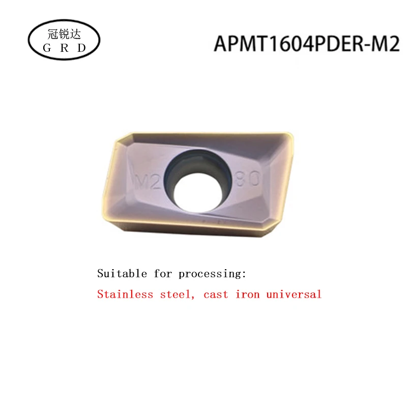 Высокое качество APMT1135 APMT1604 вставки для чугуна закалки APMT1135PDER APMT1604PDER XM H2 M2 blade HRC 70 ° карбидные вставки