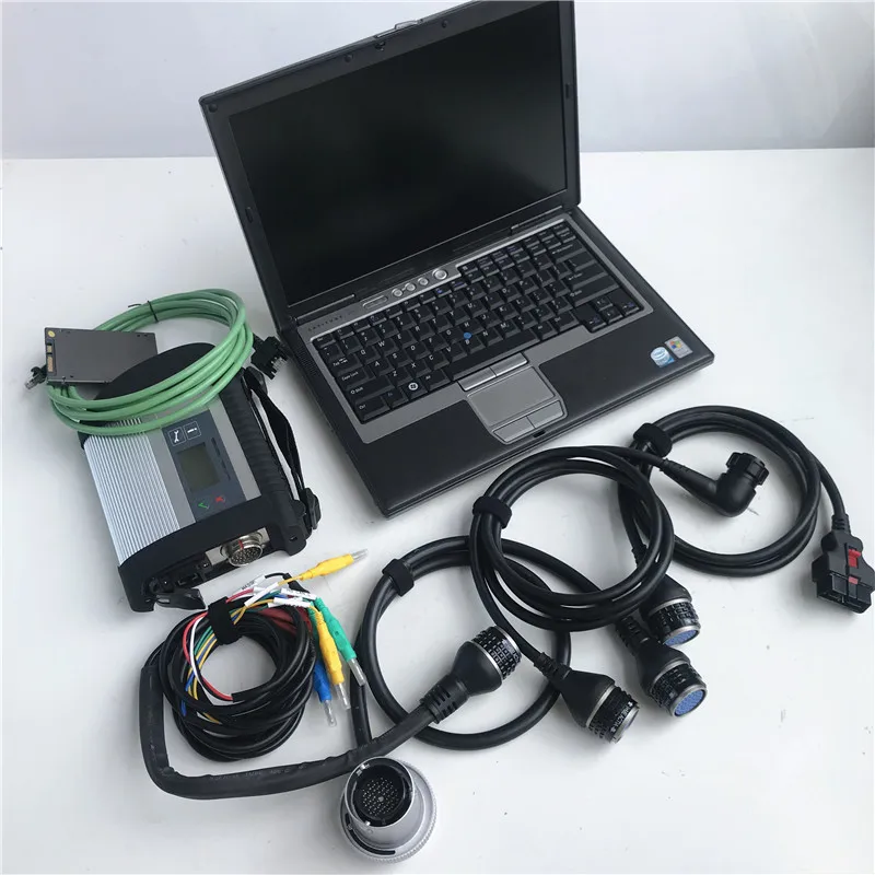 

D630 4g laptop with MB Star C4 SD Connect SSD 2023.12v D630 Laptop for C4 Multiplexer with full set OBD2 cable car tools