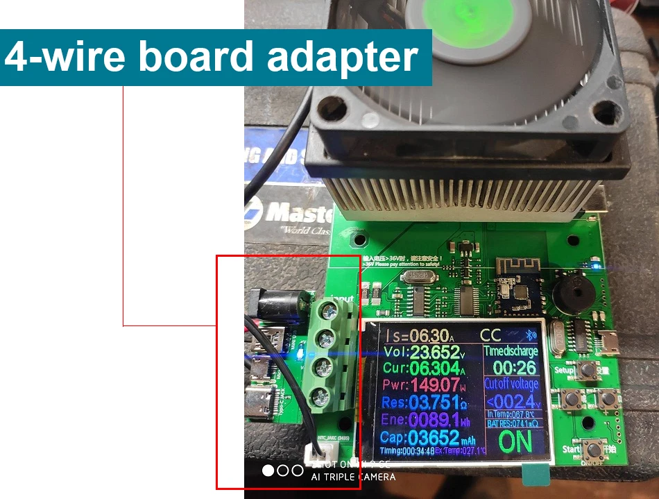 tape measure cm DIY PCB Board 4 Wire 1000W USB Tester Electronic Load Lithium 18650 Battery Capacity Monitor Discharge DC Power Supply Meter digital calipers bunnings