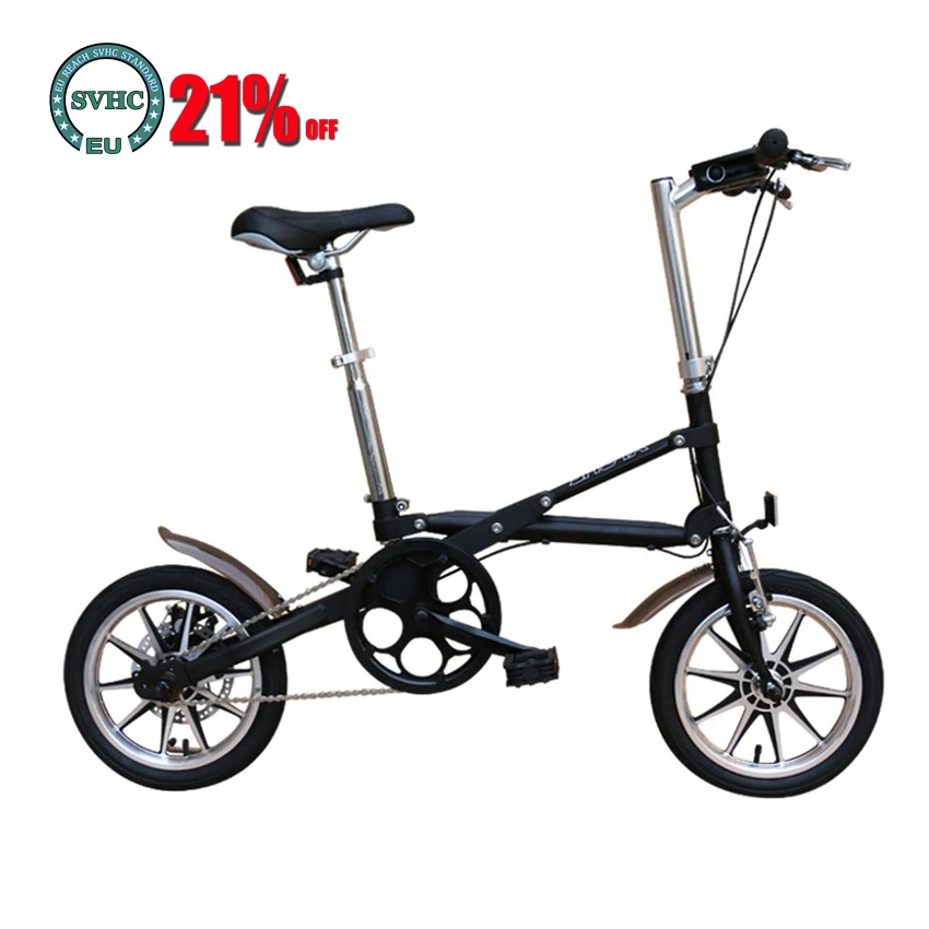 Bicicleta plegable de aluminio 14 pulgadas, bici de velocidad Variable y de una sola velocidad, bicicleta plegable ligera que se empujar A tu gusto|Bicicleta| - AliExpress