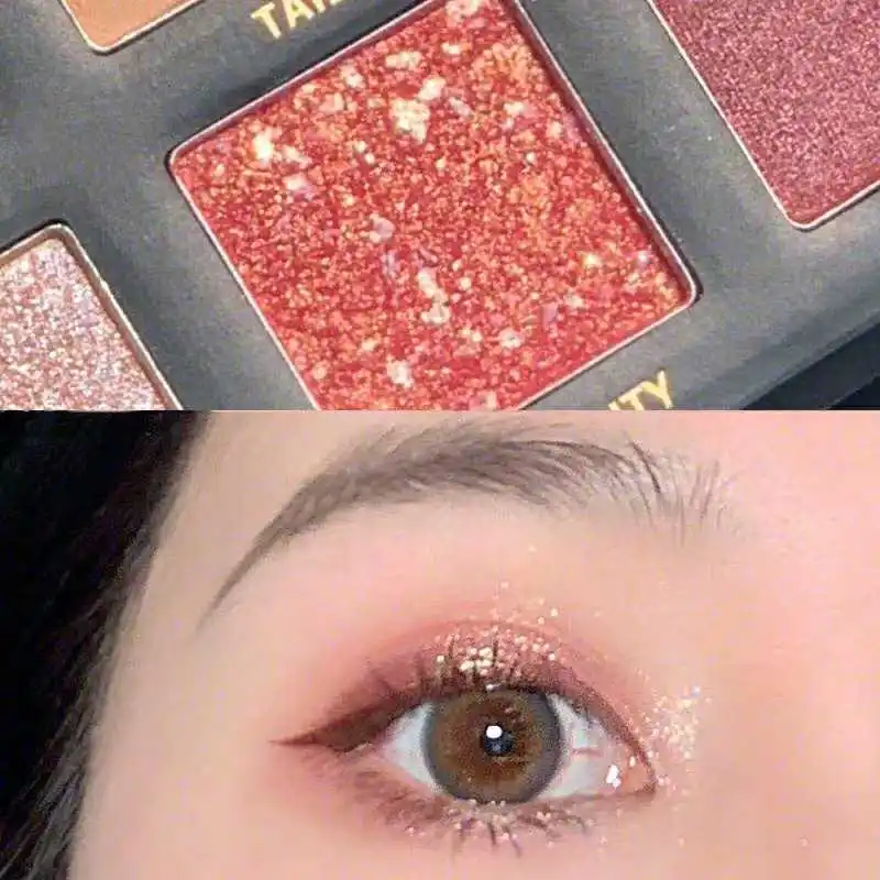 

12 Colors Matte Pearlescent Glitter Eye Shadow Palette Make up Eyeshadow Waterproof Glitter Eyeshadow Korean Cosmetics TSLM1