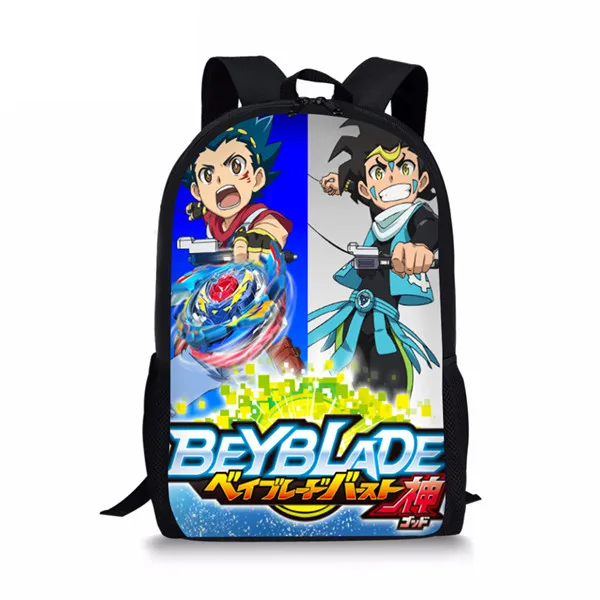 Тикин школьный рюкзак для детей мультфильм Beyblade Burst печатных подростков девочек мальчиков школьная сумка студентов Милая Книга сумка - Цвет: as picture21