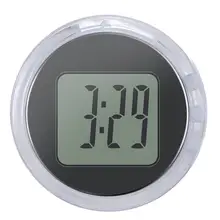 Clock Watch Motorcycle-Clocks Stick-On Digital Waterproof Mini New 