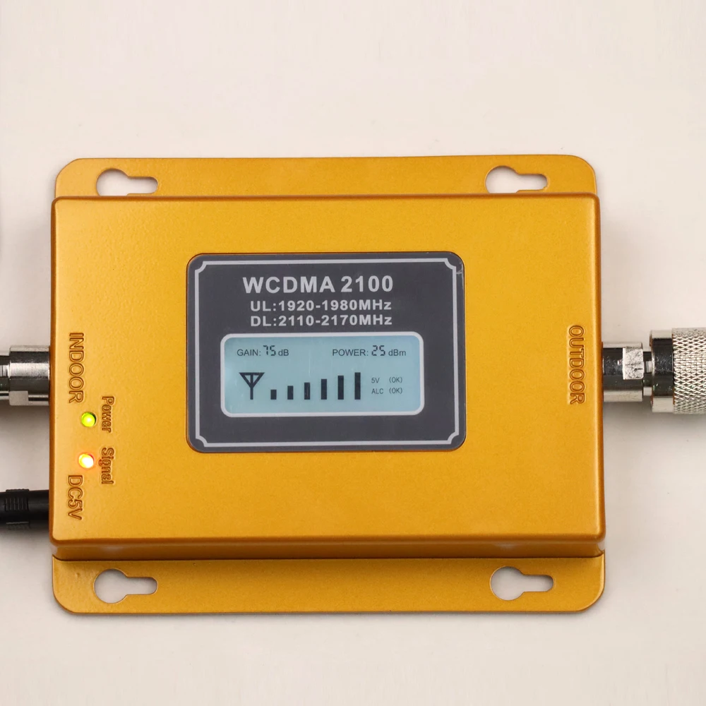 ZQTMAX 70db 3g повторитель 2100 MHz усилитель сигнала сотового телефона UMTS сотовый усилитель диапазона 1