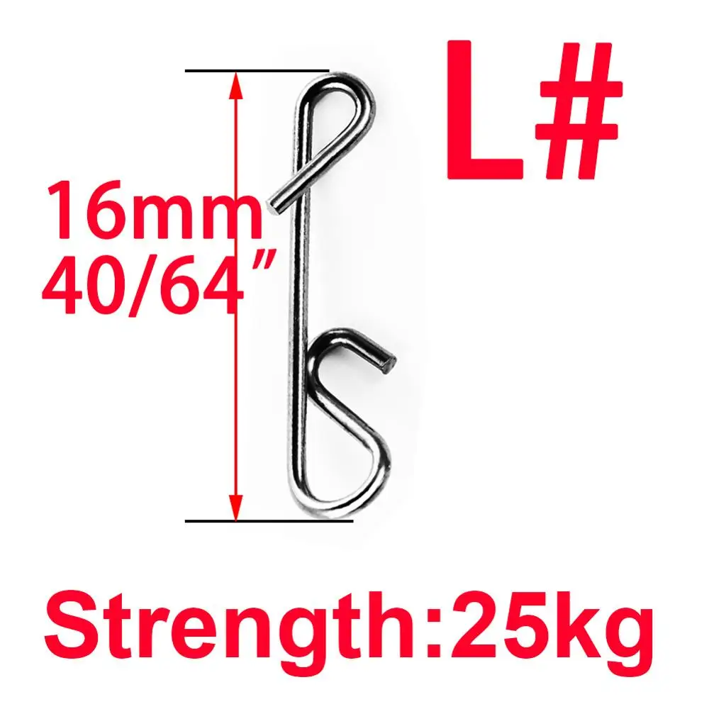16mm 50pcs 50 шт./упак. рыболовную леску разъем оплетка без узловой разъемы для рыболовных баррель шарнир аксессуар рыболовные снасти инструмент - Цвет: 16mm 50pcs