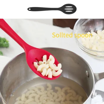 

11pcs/Set Silicone Kitchenware Silicone Nonstick Cookware Spatula High Temperature Resistant Cooking Spatula Soup Spoons NewHOT1