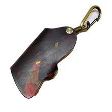 Натуральная кожа Автомобильный держатель для ключей на талии автомобильный чехол для ключей маленький чехол для автомобильных ключей для мужчин и женщин 1610A