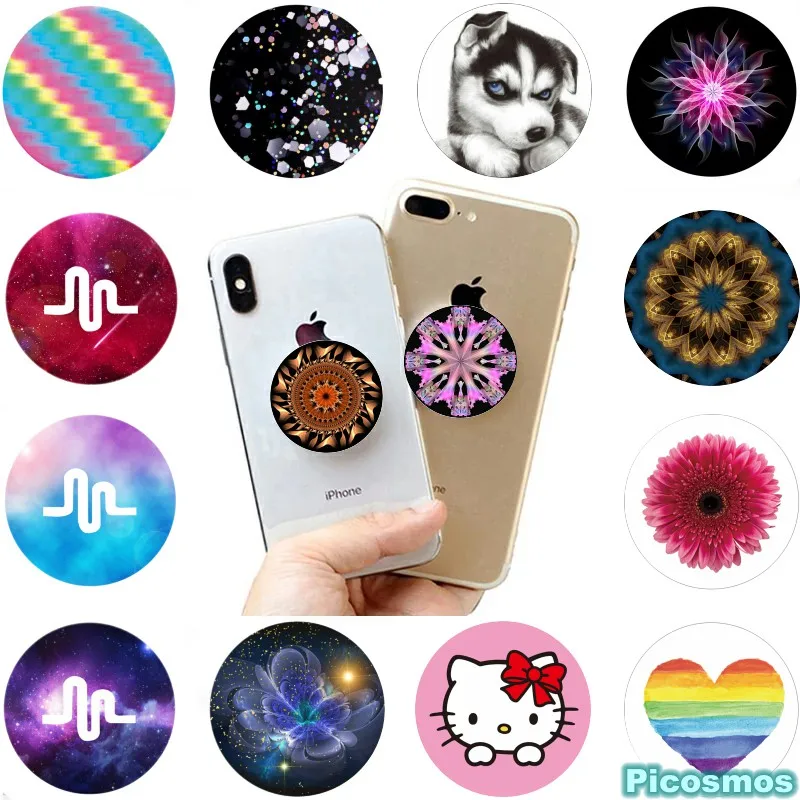 

popsoket Mandala Flower Lovely Phone Holder попсокет Easy Hand Finger Grip pocket socket Lazy Favorite Phone Stand pipsocket