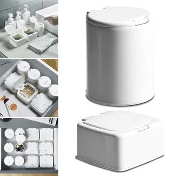 

Pops-up Storage Box Multifunctional Small Object Sundries Cotton Swab Desktop Storage Box Case FAS6