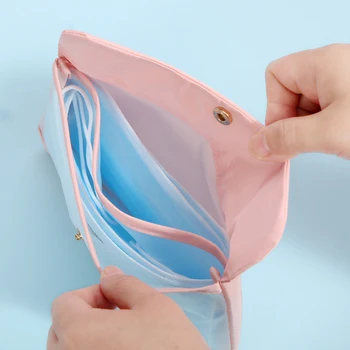 

Universal Face Masks Bag Clip Dust Travel Small Cover Makeup Transparen For Handbag Saves To Box Organizer Case Portable Storage