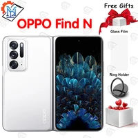 Nowy oryginalny OPPO znajdź N składany telefon komórkowy 7.1 Cal składany LTPO AMOLED 120Hz Snapdragon 888 aparat 50.0MP NFC Smartphone 1