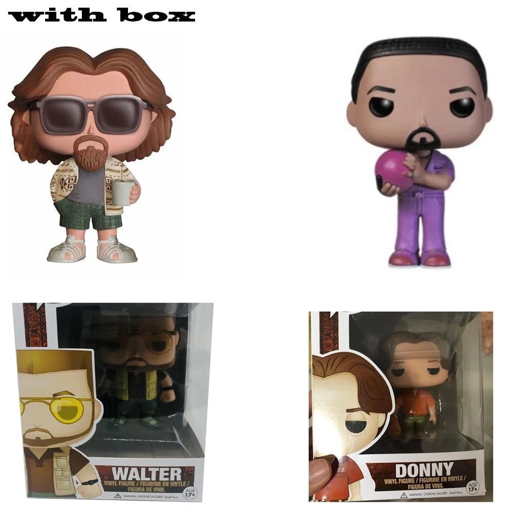 

NEW! The Big Lebowski The Dude #81 walter #82 withbox POP Action Figure Collectible Model Toy with Box