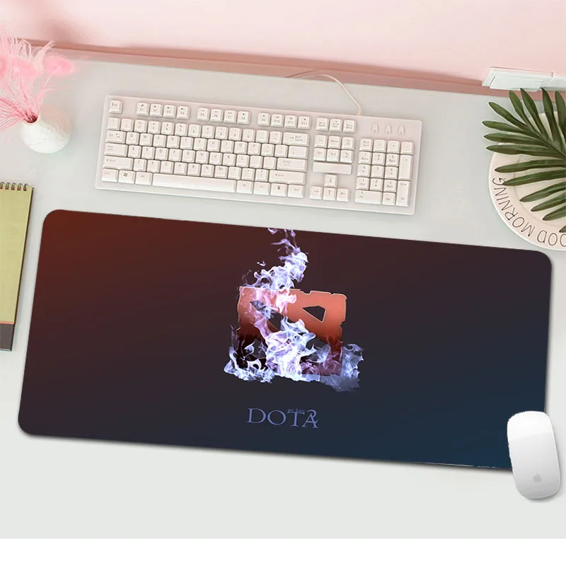  DOTA 2 Gaming Mousepad DOTA LOGO XL Large Mouse Pad Locking Edge Rubber Laptop DOTA2 Computer Gamer
