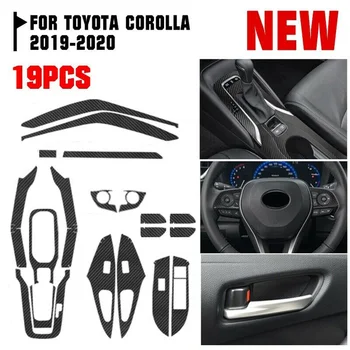 

For Toyota Corolla 2019-2020 Car interior kit stickers Black Movable Vinyl New