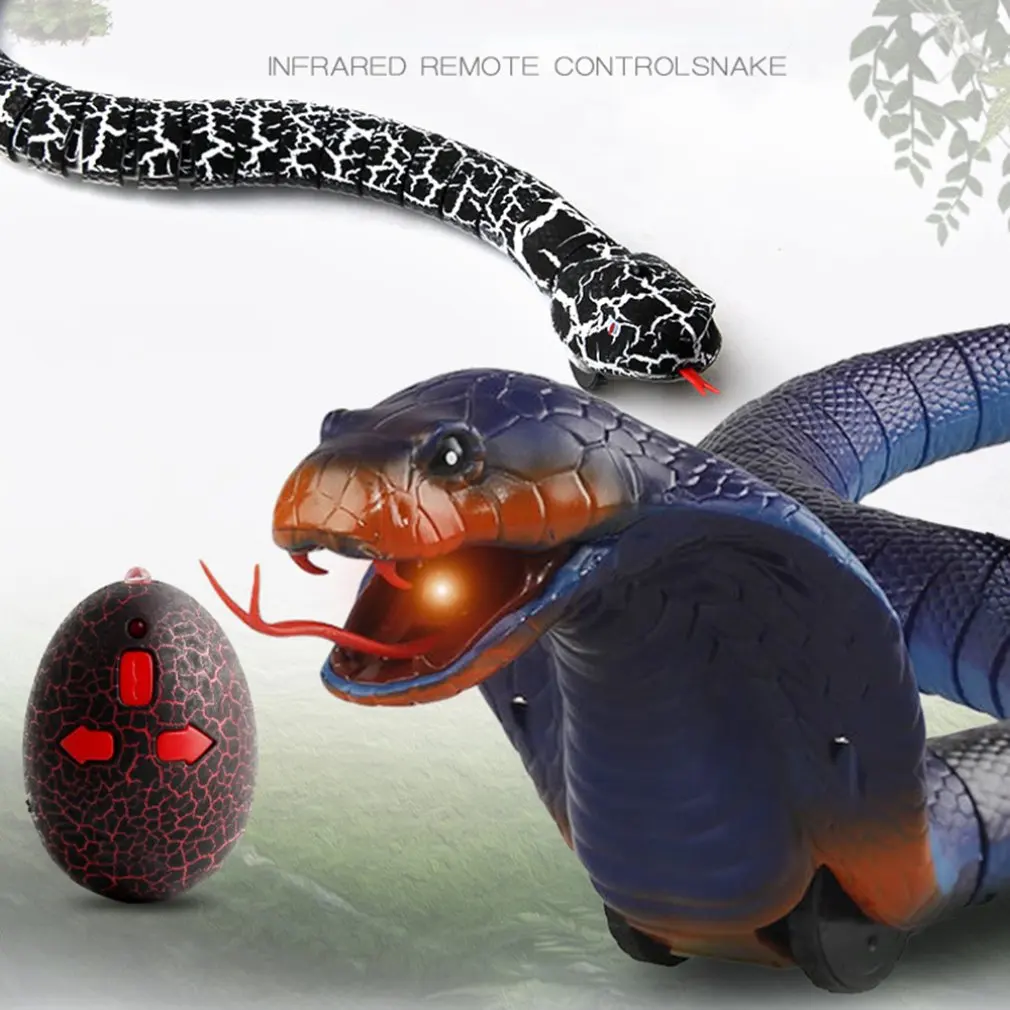 Tricky Exotic Toy RC Змея с дистанционным управлением и яйцо погремушка животное