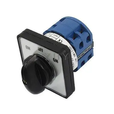 

Momemtary AC 660V 20A 8 Terminals 3 Position Cam Combination Changeover Switch