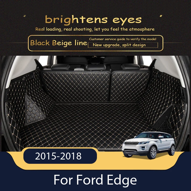 Кожаная подкладка для багажника автомобиля напольный ковер Ford Edge 2015-2018 5 мест |